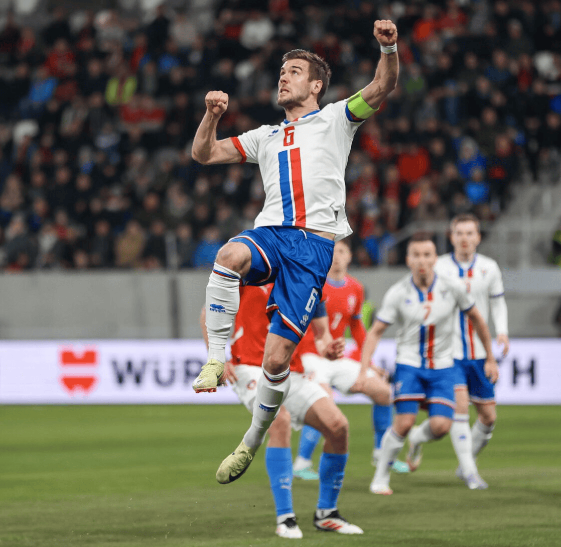 法罗群岛在对阵斯洛伐克的比赛中获胜