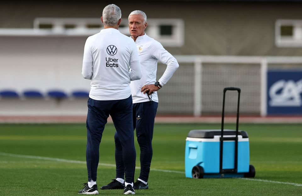 法国国家队备战次回合国际足球赛